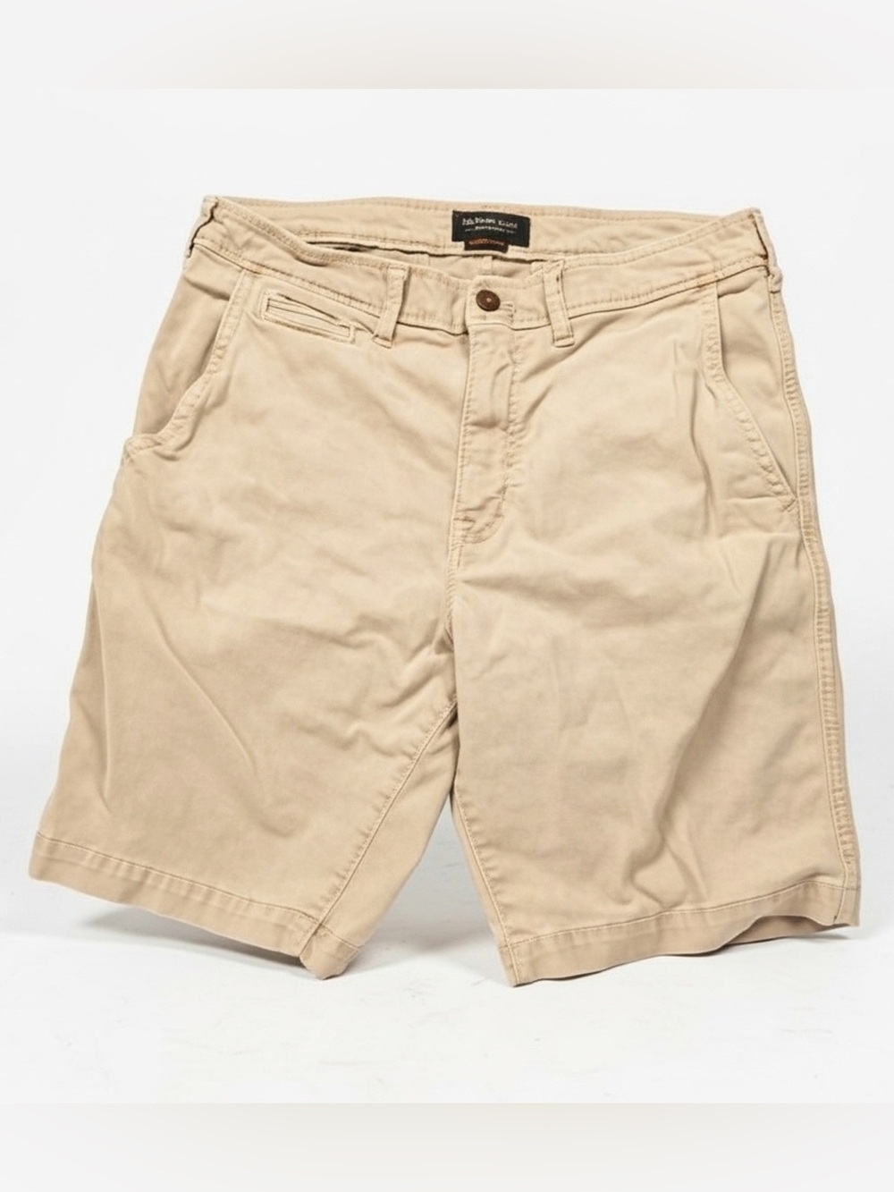 American Eagle Extreme Flex Men’s Classic Flat-Front Khaki Chino Shorts Size 33